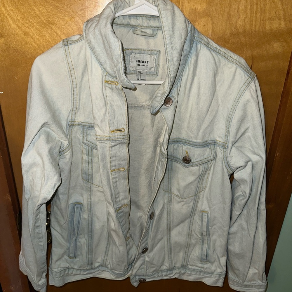 Forever 21 Light Wash Jean Jacket